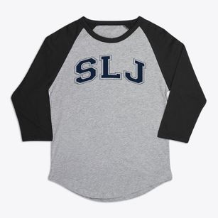 Urban Assembly School For Law And Justice Varsity Arch Premium Baseball Tee