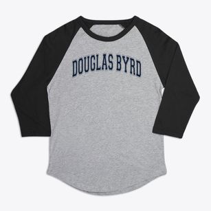 Douglas Byrd Middle School Varsity Arch Premium Baseball Tee