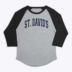 St. David's School Varsity Arch Premium Baseball Tee