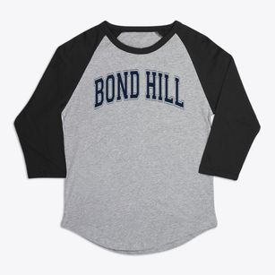 Bond Hill Academy Varsity Arch Premium Baseball Tee