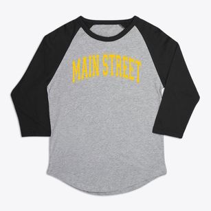 Main Street School Varsity Arch Premium Baseball Tee