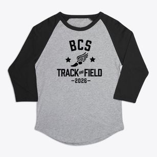 Bcs Track and Field Premium Baseball Tee