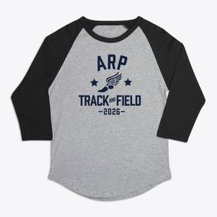 Arp Elementary School Track and Field Premium Baseball Tee