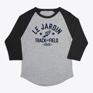 Le Jardin Academy Track and Field Premium Baseball Tee