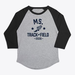 Ms. Carrie's Day School Track and Field Premium Baseball Tee