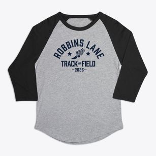 Robbins Lane Elementary School Track and Field Premium Baseball Tee