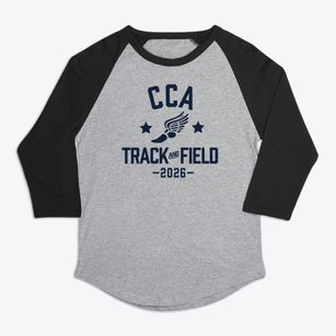 Christ Classical Academy Track and Field Premium Baseball Tee