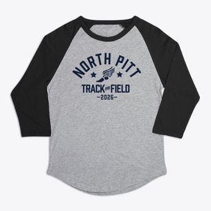 North Pitt High School Track and Field Premium Baseball Tee