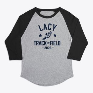 Lacy Elementary School Track and Field Premium Baseball Tee