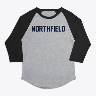 Northfield Ohio Classic Block Premium Baseball Tee