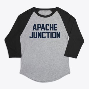 Apache Junction Arizona Classic Block Premium Baseball Tee
