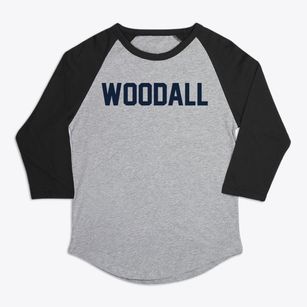 Woodall Oklahoma Classic Block Premium Baseball Tee