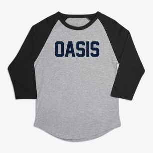 Oasis Wisconsin Classic Block Premium Baseball Tee