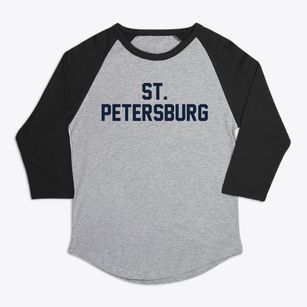St. Petersburg Pennsylvania Classic Block Premium Baseball Tee