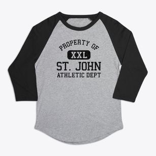 St. John Washington Athletic Dept Premium Baseball Tee
