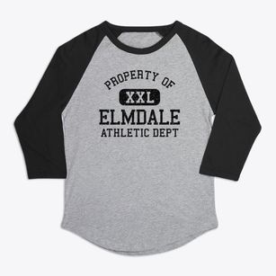 Elmdale Kansas Athletic Dept Premium Baseball Tee