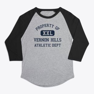 Vernon Hills Illinois Athletic Dept Premium Baseball Tee