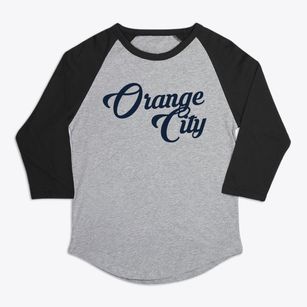 Orange City Iowa Vintage Team Premium Baseball Tee