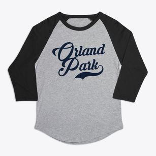 Orland Park Illinois Vintage Team Premium Baseball Tee