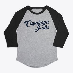 Cuyahoga Falls Ohio Vintage Team Premium Baseball Tee