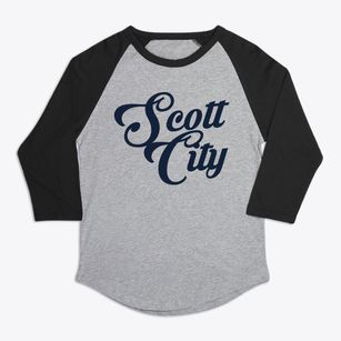 Scott City Kansas Vintage Team Premium Baseball Tee