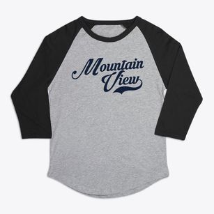 Mountain View North Carolina Vintage Team Premium Baseball Tee