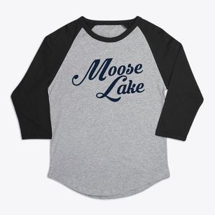 Moose Lake Minnesota Vintage Team Premium Baseball Tee