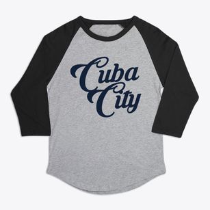 Cuba City Wisconsin Vintage Team Premium Baseball Tee