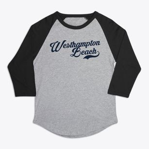 Westhampton Beach New York Vintage Team Premium Baseball Tee