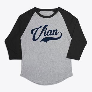 Vian Oklahoma Vintage Team Premium Baseball Tee