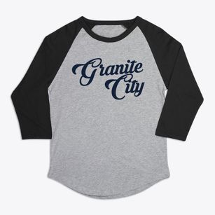 Granite City Illinois Vintage Team Premium Baseball Tee
