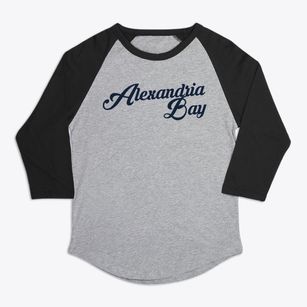 Alexandria Bay New York Vintage Team Premium Baseball Tee