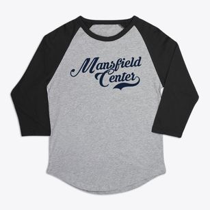 Mansfield Center Connecticut Vintage Team Premium Baseball Tee