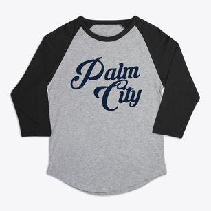 Palm City Florida Vintage Team Premium Baseball Tee