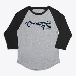 Chesapeake City Maryland Vintage Team Premium Baseball Tee