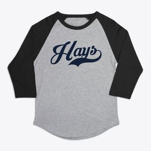 Hays Kansas Vintage Team Premium Baseball Tee