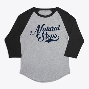 Natural Steps Arkansas Vintage Team Premium Baseball Tee
