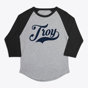 Troy Alabama Vintage Team Premium Baseball Tee