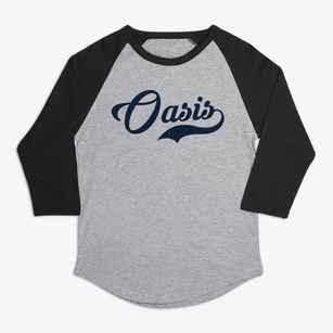 Oasis Wisconsin Vintage Team Premium Baseball Tee