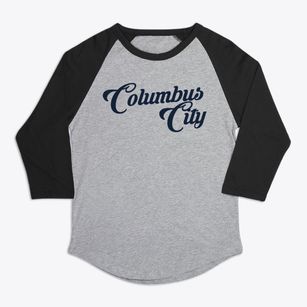 Columbus City Iowa Vintage Team Premium Baseball Tee