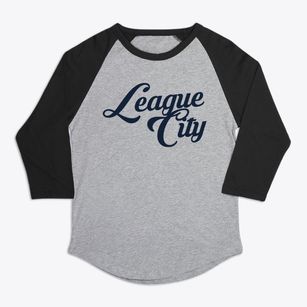 League City Texas Vintage Team Premium Baseball Tee