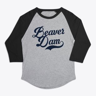 Beaver Dam Wisconsin Vintage Team Premium Baseball Tee