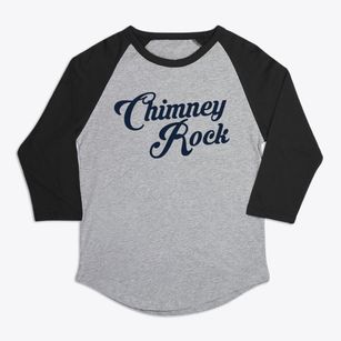Chimney Rock Wisconsin Vintage Team Premium Baseball Tee