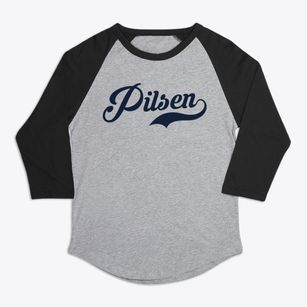 Pilsen Wisconsin Vintage Team Premium Baseball Tee