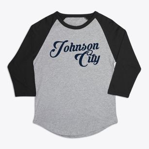 Johnson City New York Vintage Team Premium Baseball Tee
