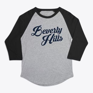 Beverly Hills Florida Vintage Team Premium Baseball Tee