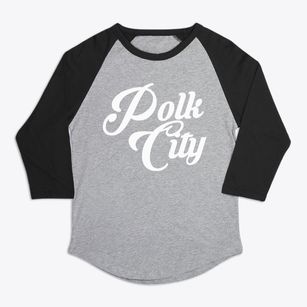 Polk City Iowa Vintage Team Premium Baseball Tee