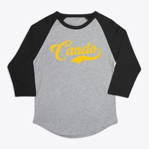 Cando North Dakota Vintage Team Premium Baseball Tee