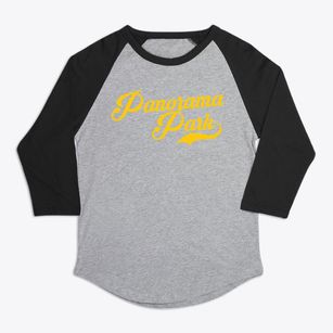 Panorama Park Iowa Vintage Team Premium Baseball Tee