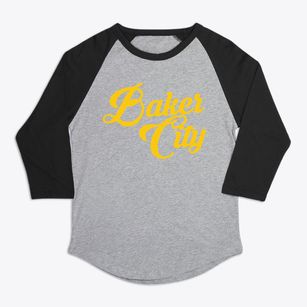 Baker City Oregon Vintage Team Premium Baseball Tee
